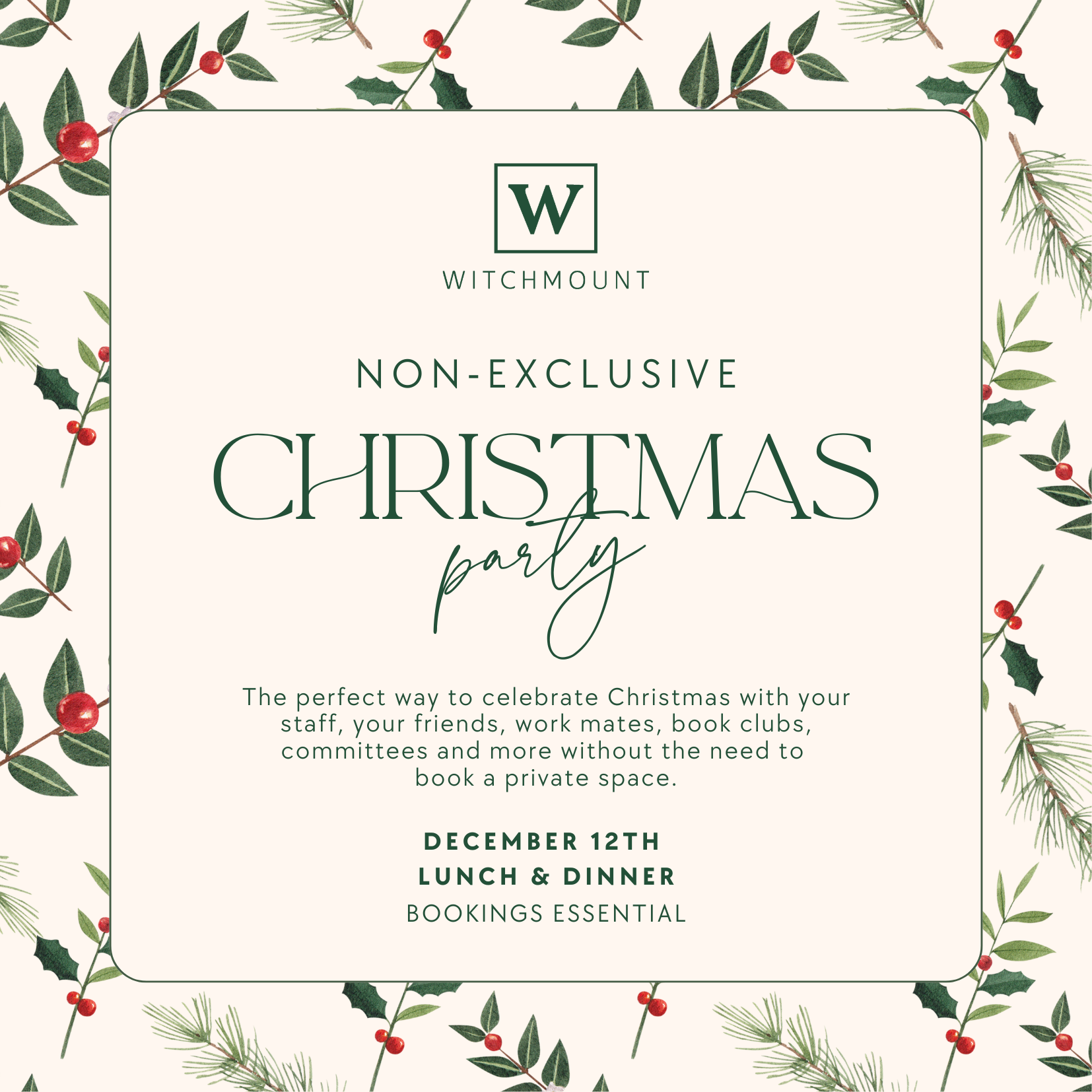NON EXCLUSIVE CHRISTMAS